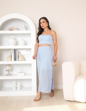 Saia Maitê - Azul bebe