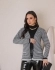 Casaco Stefany - Preto/cinza