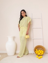Conjunto Eloize - Amarelo manteiga