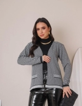 Casaco Stefany - Preto/cinza