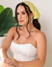 Bandana Nina - Amarelo manteiga