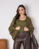 Twin set Aurora - Verde militar
