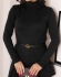 Blusa Básica Gola Alta - Preta