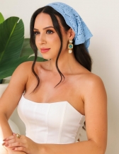 Bandana Nina - Azul bebe