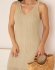 Vestido Eloa - Areia