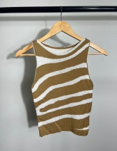 Cropped Zebra - Dourado com off