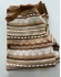 Cardigan Pamela - Ferrugem/bege saara
