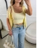 Twin set Melinda - Amarelo manteiga