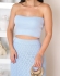 Top Faixa Bella - Azul bebe
