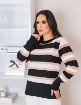 Blusa Thais - Preto com rose