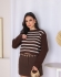 Blusa Milla - Coffe/areia