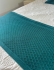 Kit Peseira Decorativa para cama Casal Losango - Verde petroleo