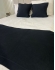 Kit Peseira Decorativa para cama Casal Pompom - Preto