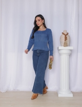 Blusa Grazy - Azul jeans