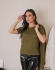 Twin set Nalla - Verde militar