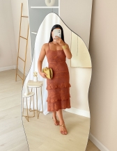 Vestido Flora - Bege