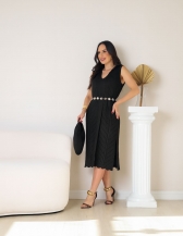 Vestido Polo - Preto