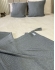 Kit Peseira Decorativa para cama Casal Pompom - Cinza