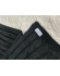 Kit Peseira Decorativa para cama King Size Trança - Preto