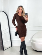 Vestido Tayse - Coffe
