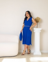 Vestido Polo - Azul