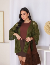 Cardigan Isis - Verde militar