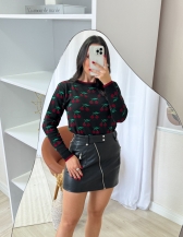 Blusa Cereja - Preto