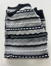 Cardigan Pamela - Preto/Cinza