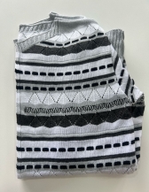 Cardigan Pamela - Cinza/Off